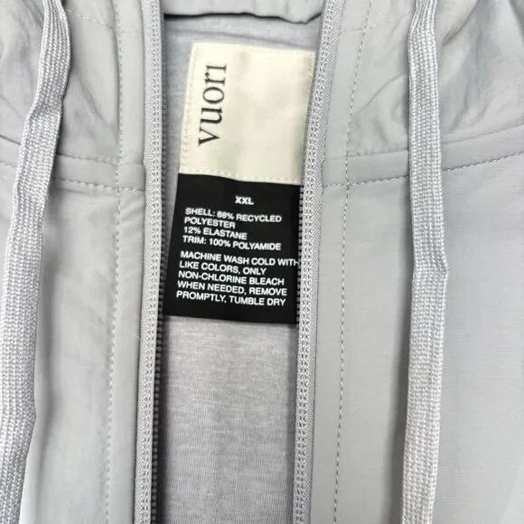 Vuori Men’s Sunday Element Jacket Platinum Heather Gray XXL V215 New w/tag $128 - Picture 3 of 4